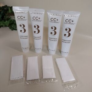 Clairol CC+ ColorSeal Step 3 Conditioner (1.86 oz) 4 Tubes + Gloves Nice & Easy